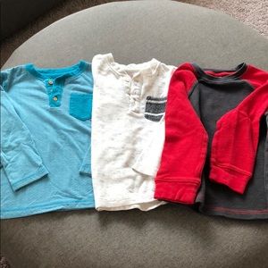 Cat and jack 4t little boys long sleeve shirts